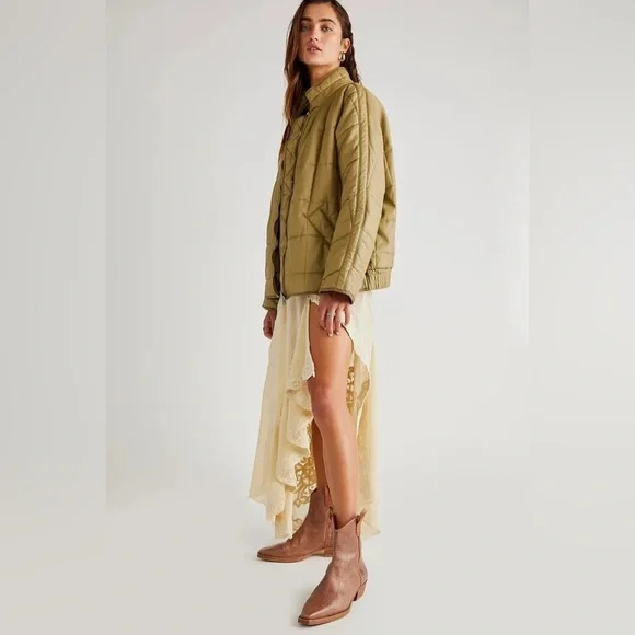 COPY - COPY - Free people Dolman Quilted Vegan Jacket - Picture 5 of 6